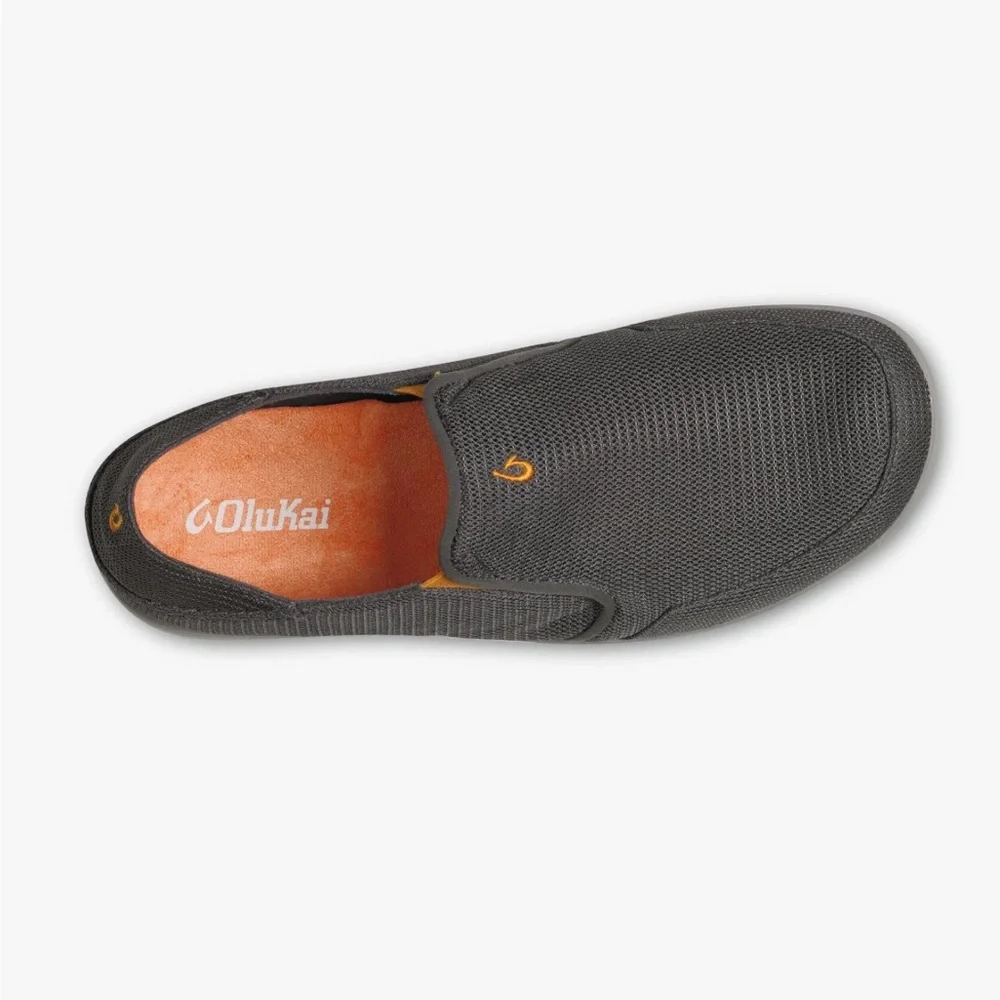 OLUKAI Nohea Mesh Men's Slip On Sneakers Size 13 Dk Shadow